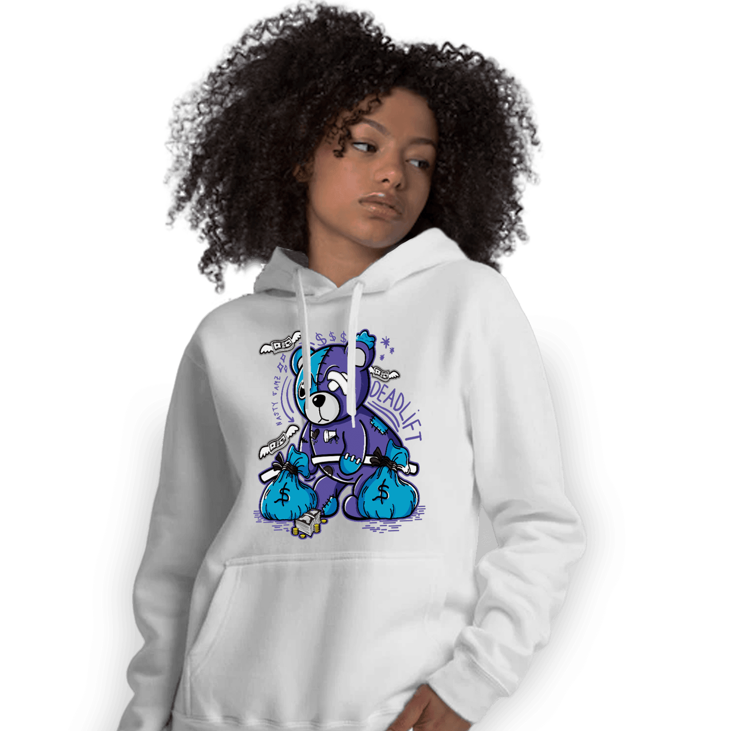 Aqua 6s Hoodie Match Deadlift BER - NastyJamz