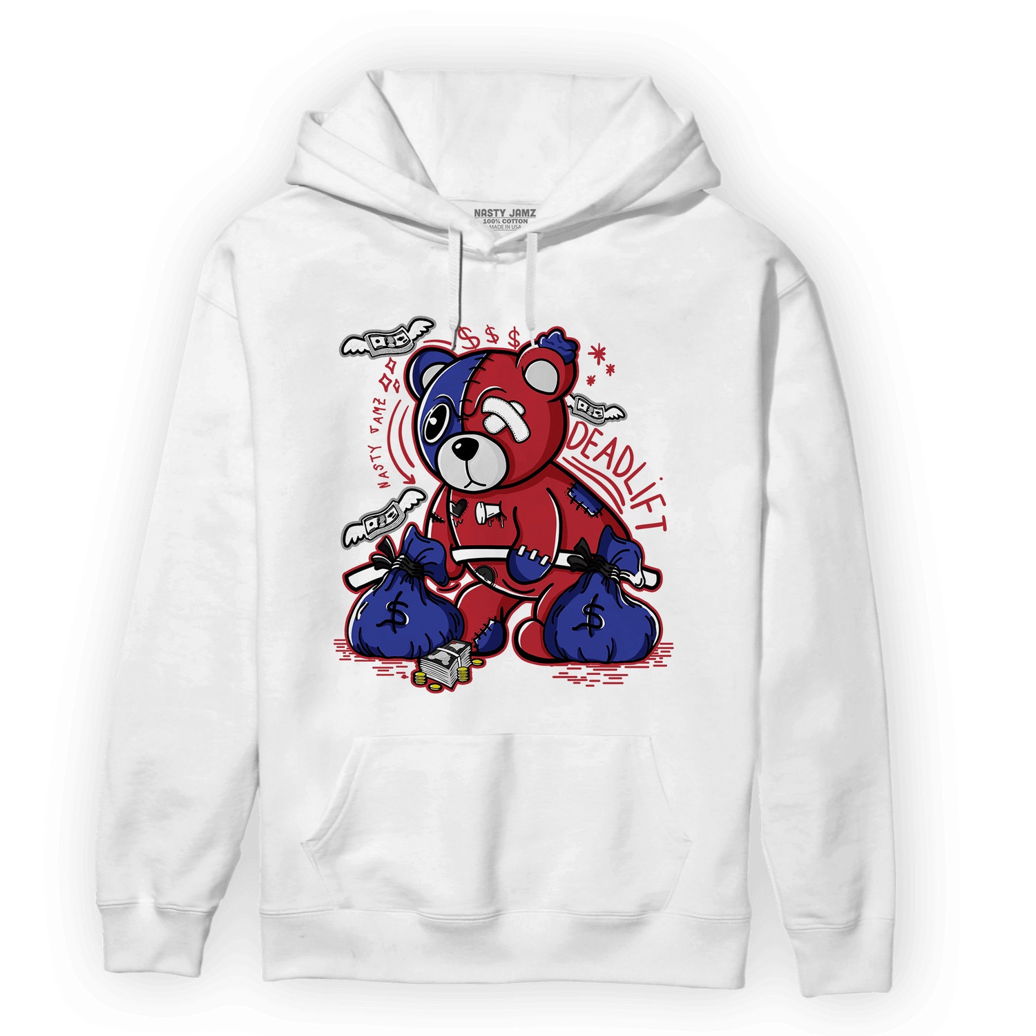Playoffs 8s Hoodie Match Deadlift BER - NastyJamz