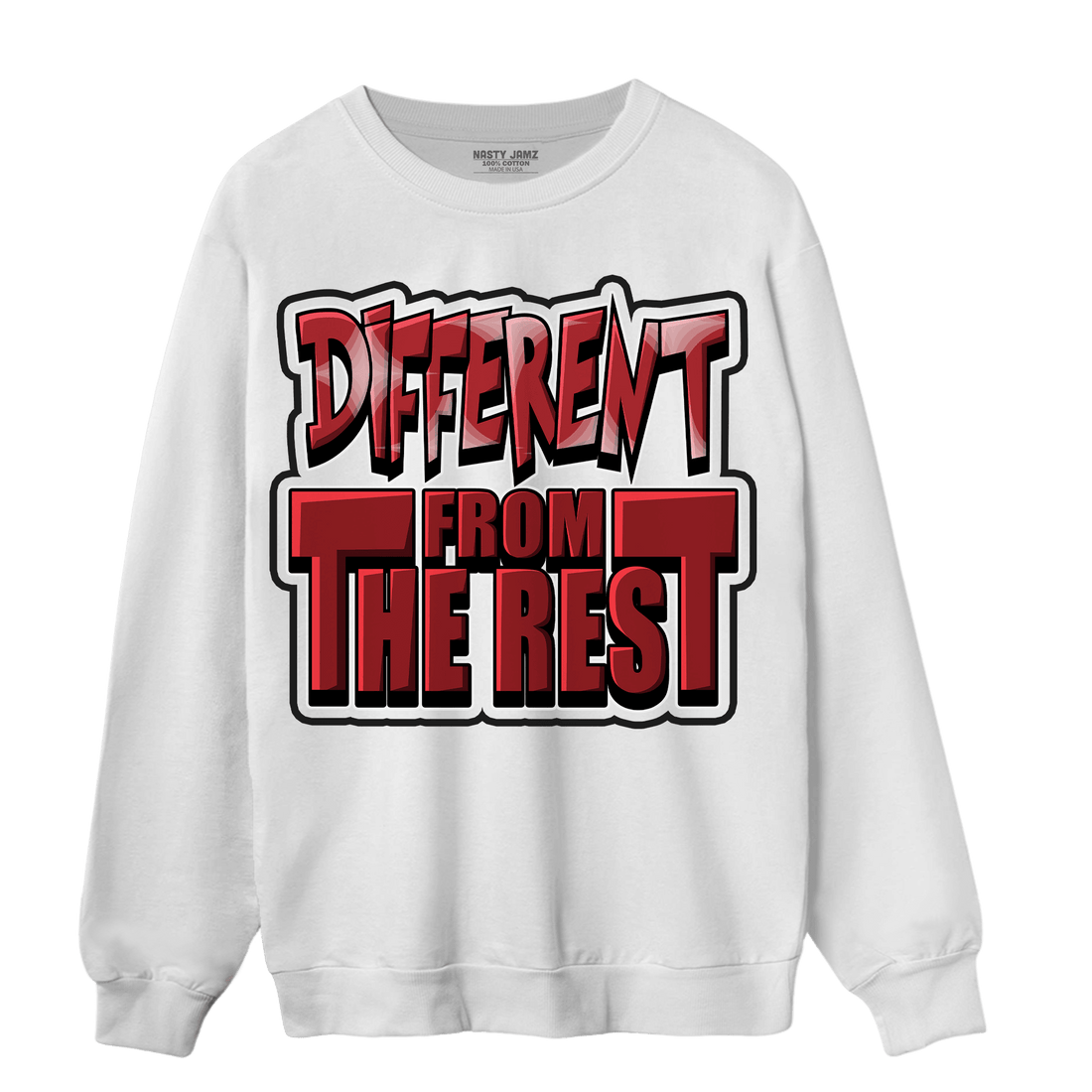 Cherry 12s Sweatshirt Match Different From The Rest - NastyJamz