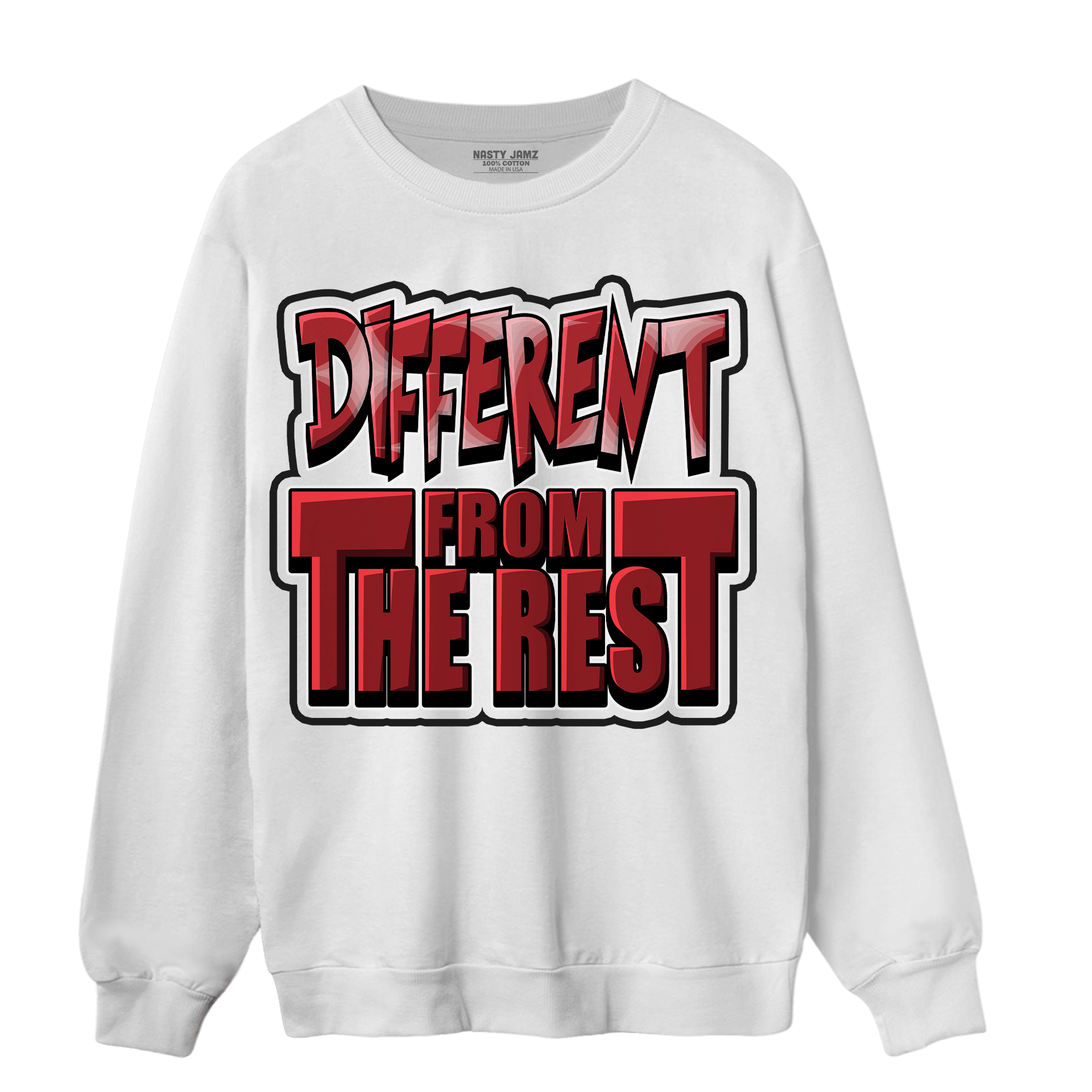 Cherry 12s Sweatshirt Match Different From The Rest - NastyJamz