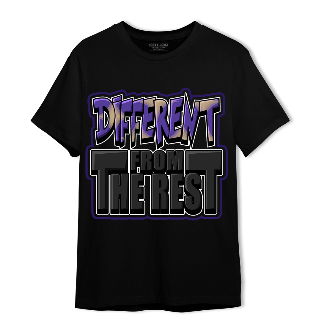 Field Purple 12s T Shirt Match Different From The Rest - NastyJamz