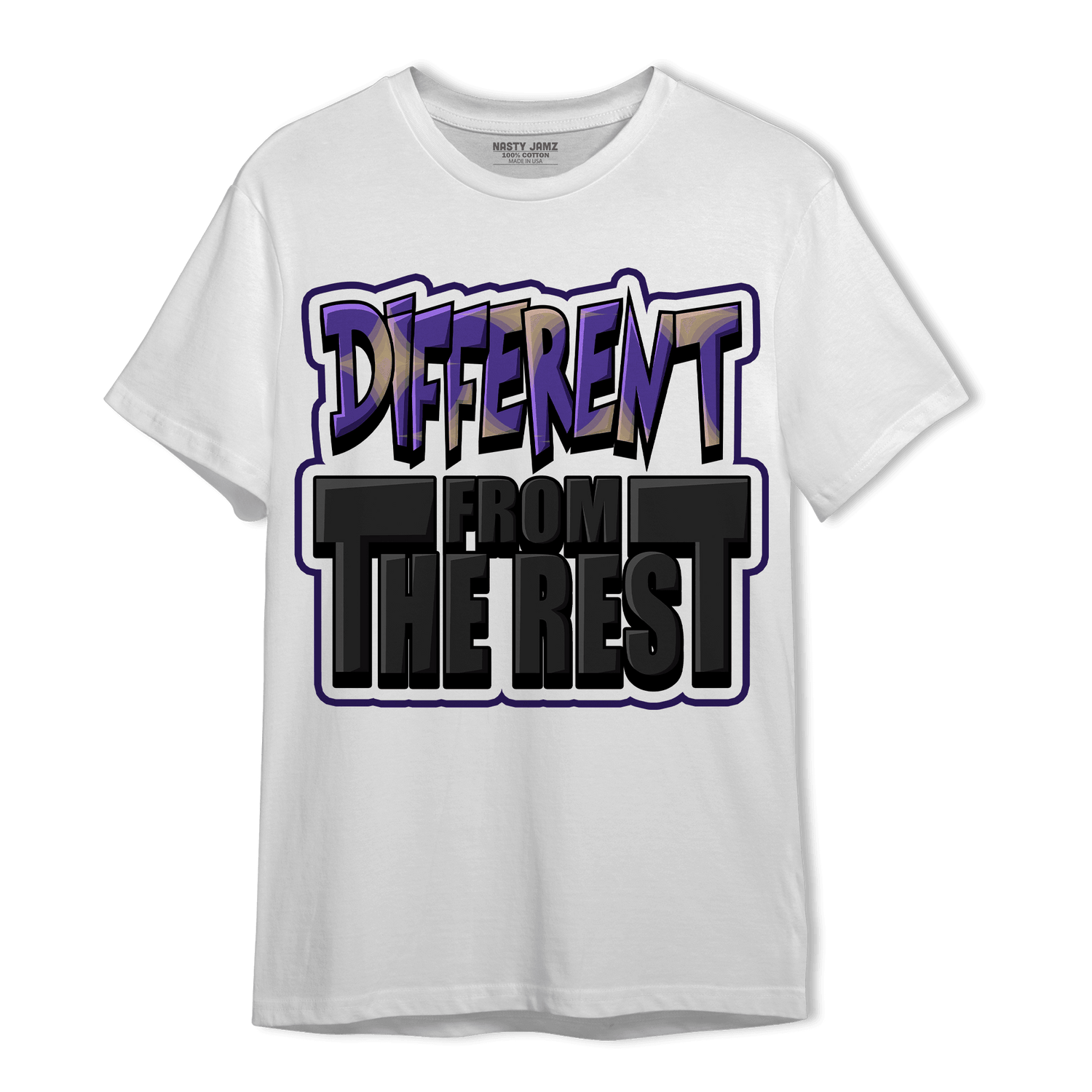 Field Purple 12s T Shirt Match Different From The Rest - NastyJamz
