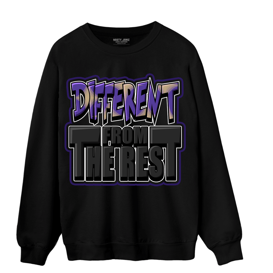 Field Purple 12s Sweatshirt Match Different From The Rest - NastyJamz