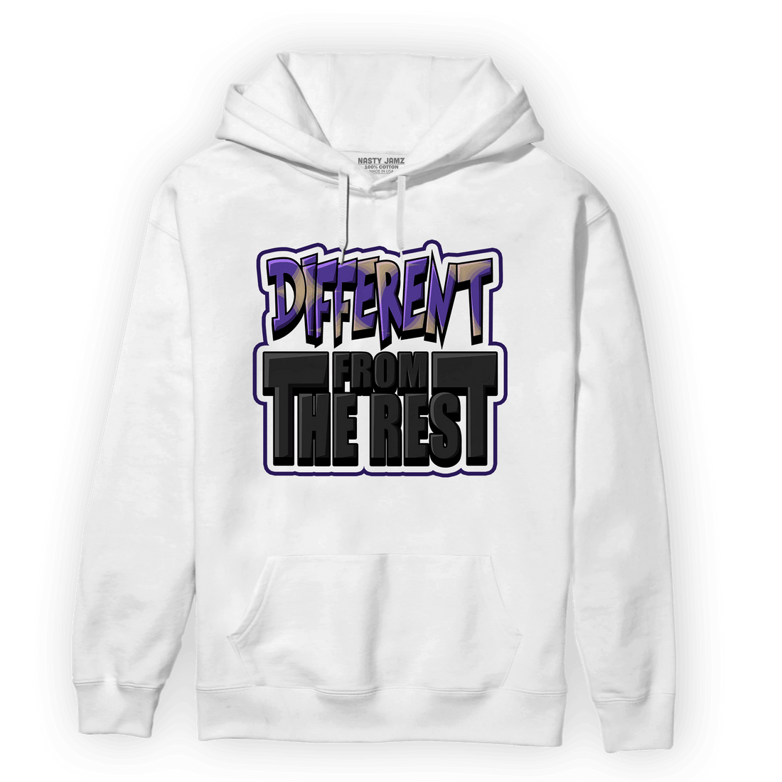 Field Purple 12s Hoodie Match Different From The Rest - NastyJamz