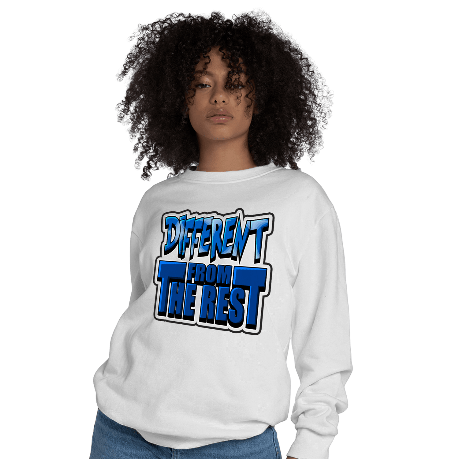 Royal Reimagined 1s Sweatshirt Match Different From The Rest - NastyJamz