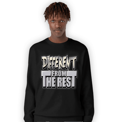 Off Noir 3s Sweatshirt Match Different From The Rest - NastyJamz