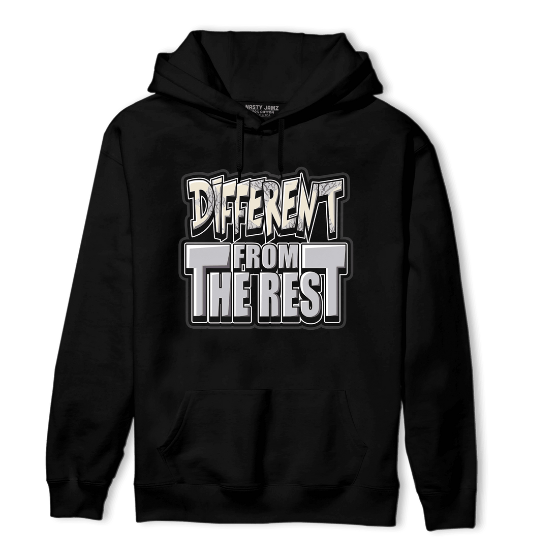 Off Noir 3s Hoodie Match Different From The Rest - NastyJamz