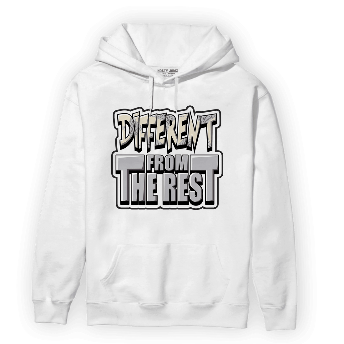 Off Noir 3s Hoodie Match Different From The Rest - NastyJamz