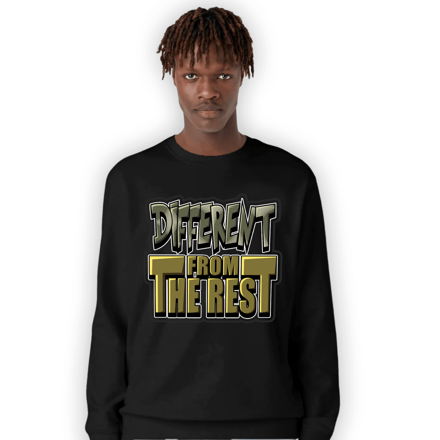 SE Craft Medium Olive 4s Sweatshirt Match Different From The Rest - NastyJamz
