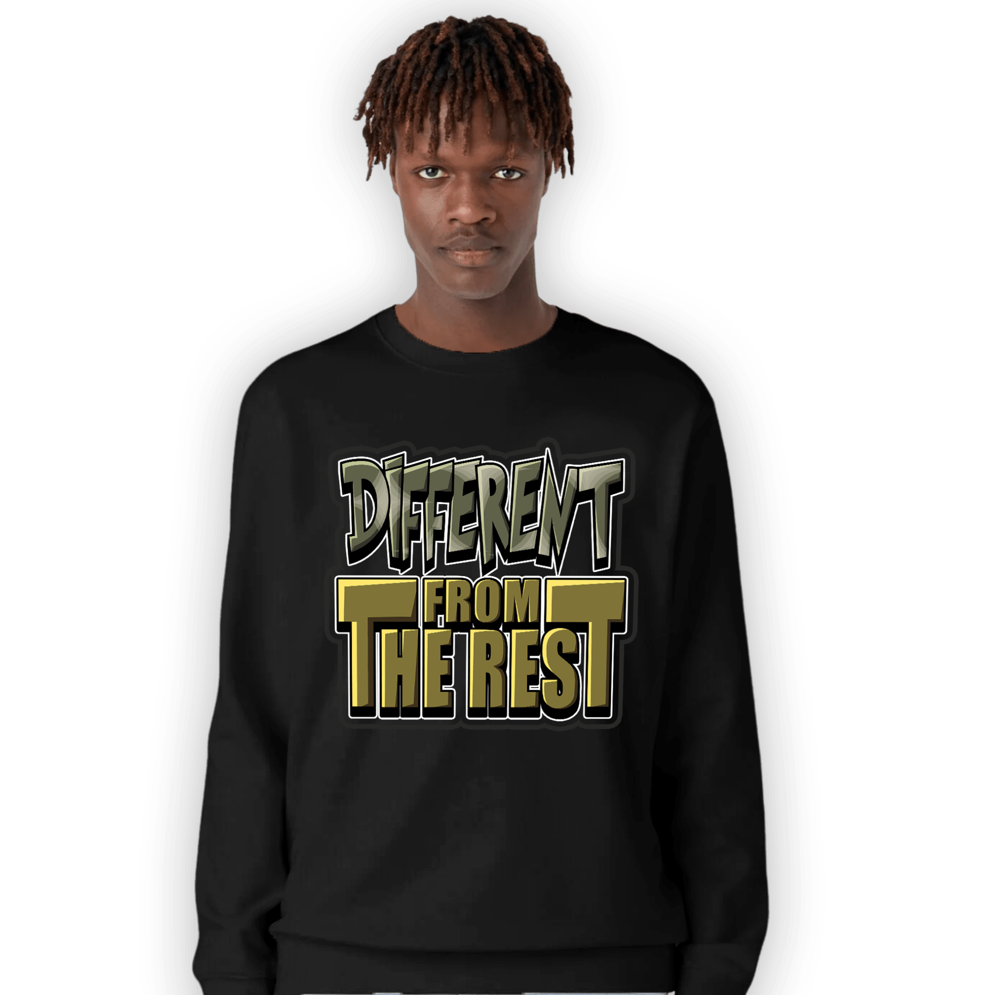 SE Craft Medium Olive 4s Sweatshirt Match Different From The Rest - NastyJamz