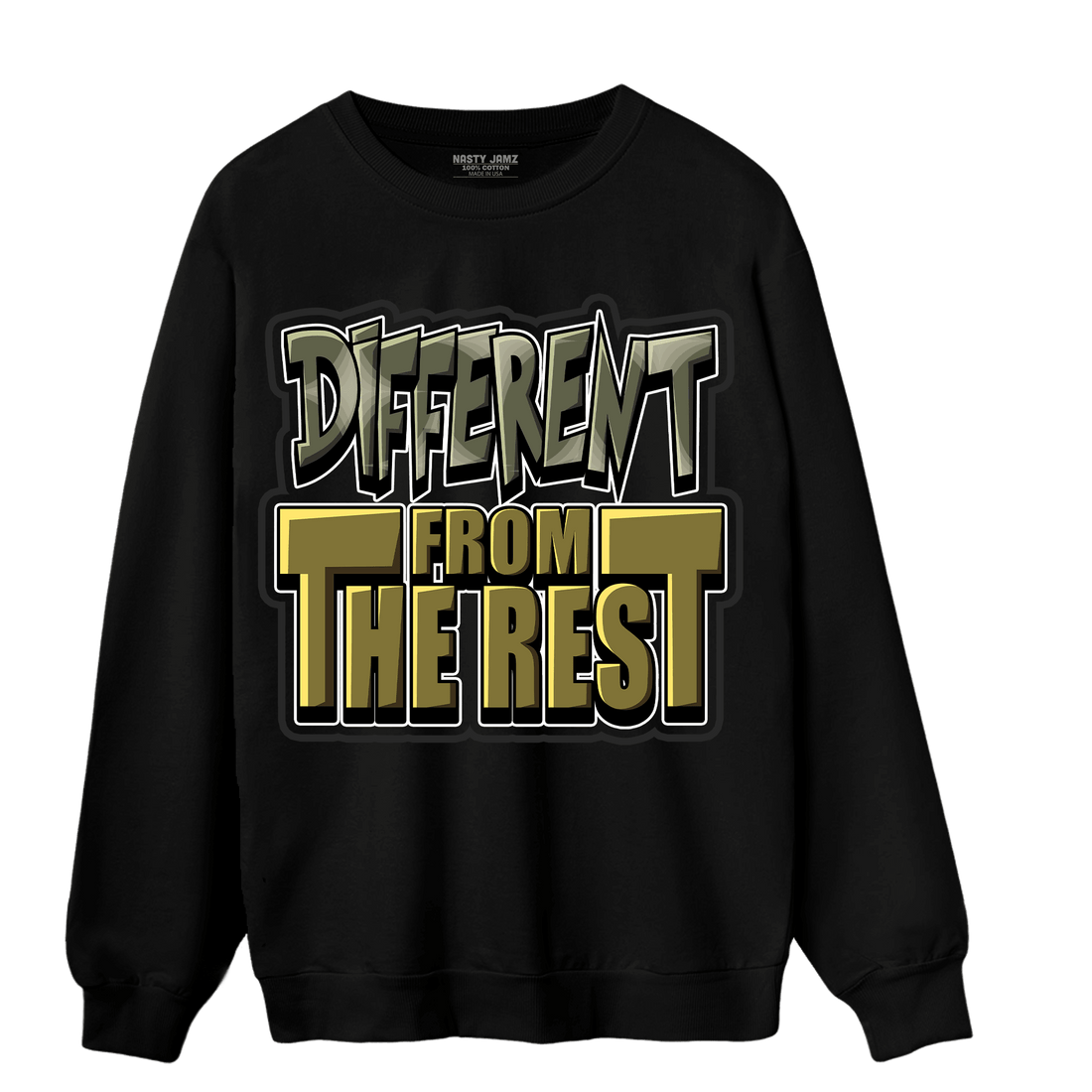 SE Craft Medium Olive 4s Sweatshirt Match Different From The Rest - NastyJamz