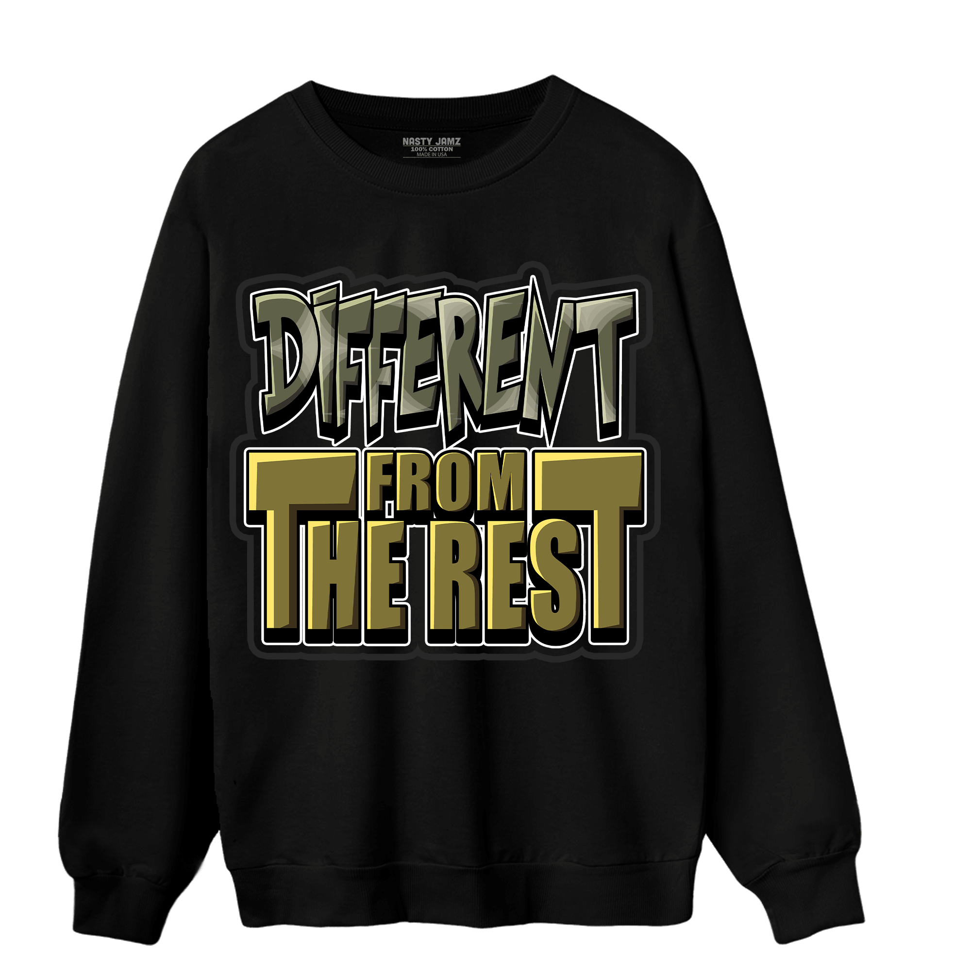 SE Craft Medium Olive 4s Sweatshirt Match Different From The Rest - NastyJamz
