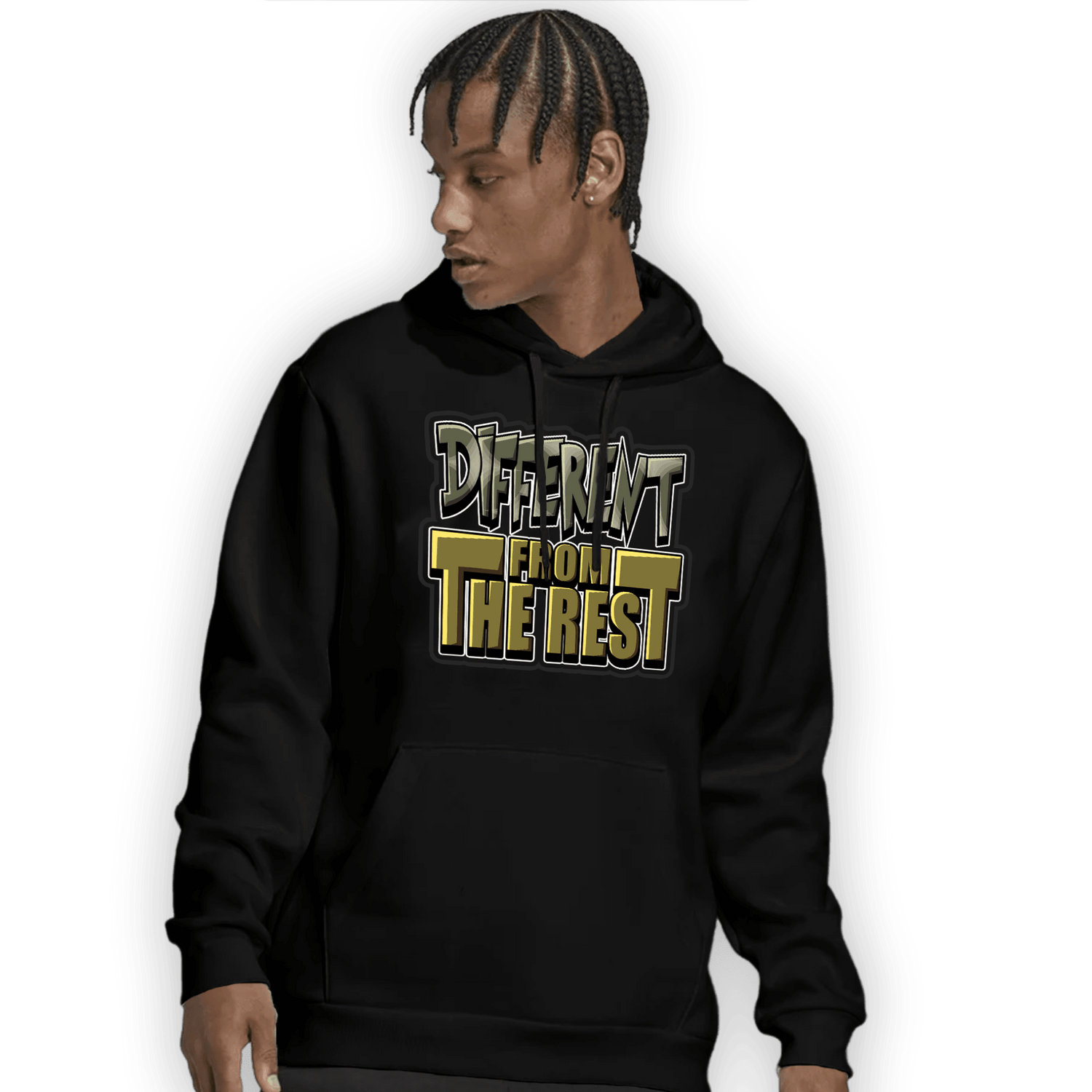 SE Craft Medium Olive 4s Hoodie Match Different From The Rest - NastyJamz