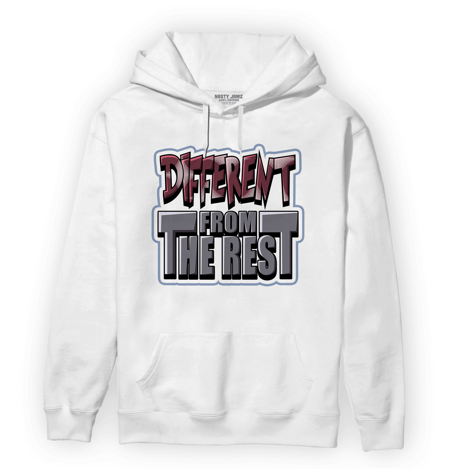 Burgundy 5s Hoodie Match Different From The Rest - NastyJamz