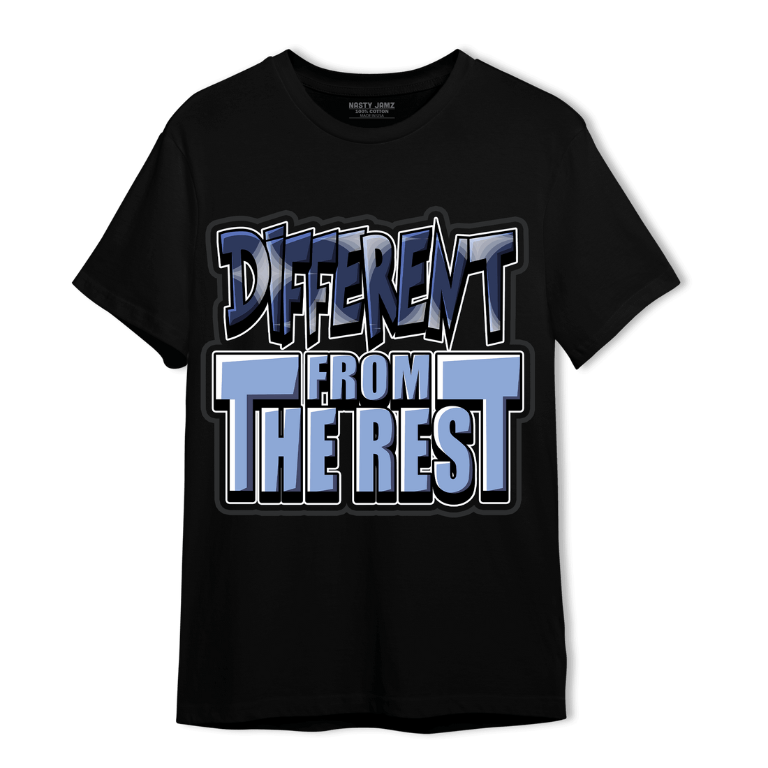 Midnight Navy 5s T Shirt Match Different From The Rest - NastyJamz