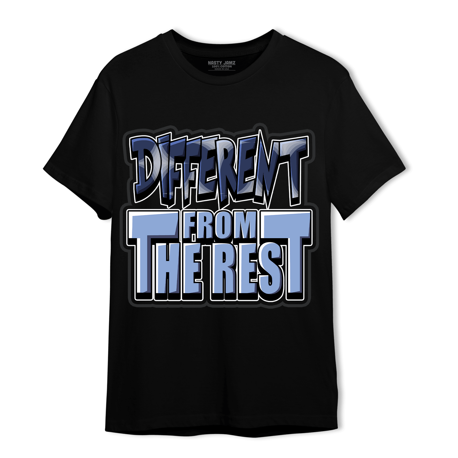Midnight Navy 5s T Shirt Match Different From The Rest - NastyJamz