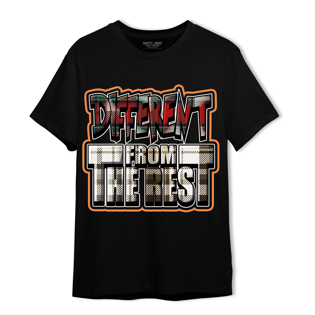 Plaid 5s T Shirt Match Different From The Rest - NastyJamz