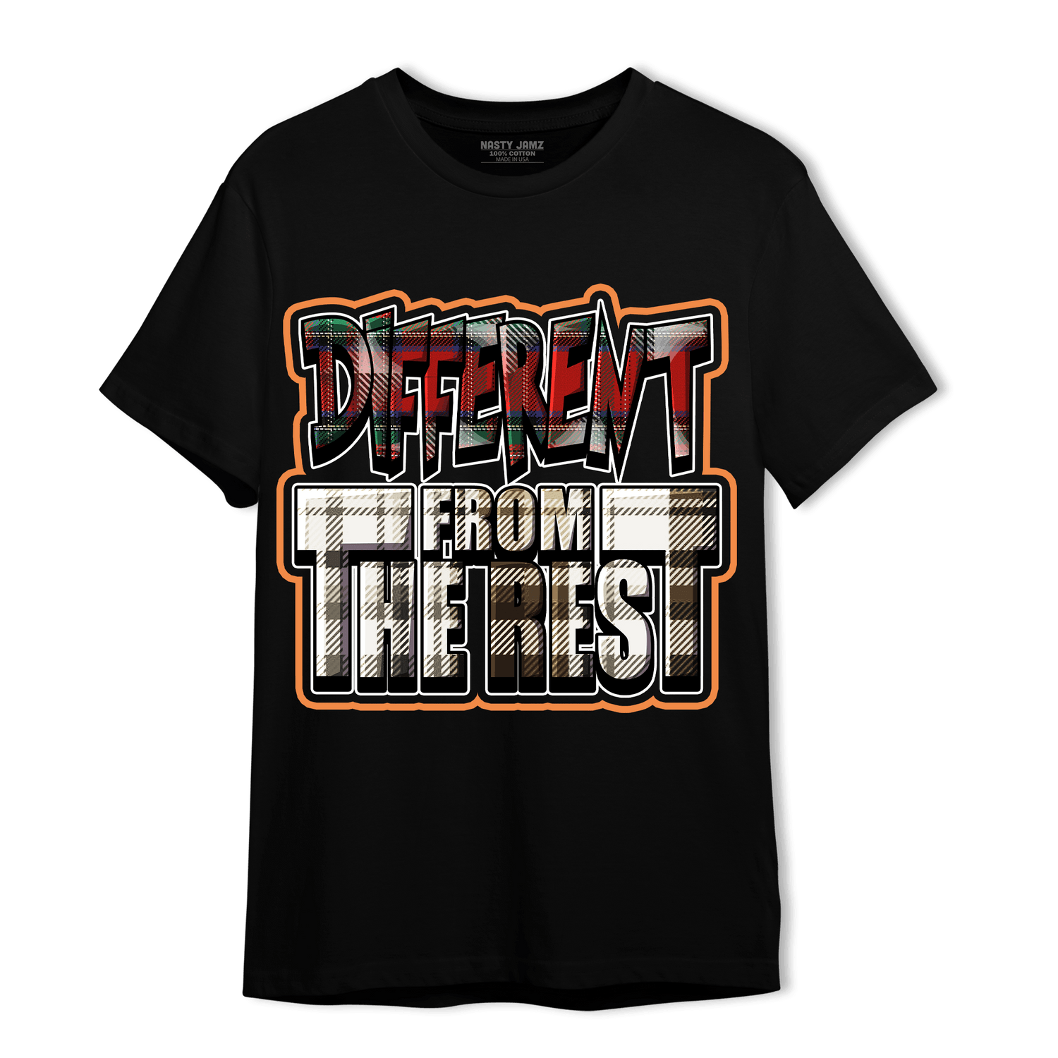 Plaid 5s T Shirt Match Different From The Rest - NastyJamz