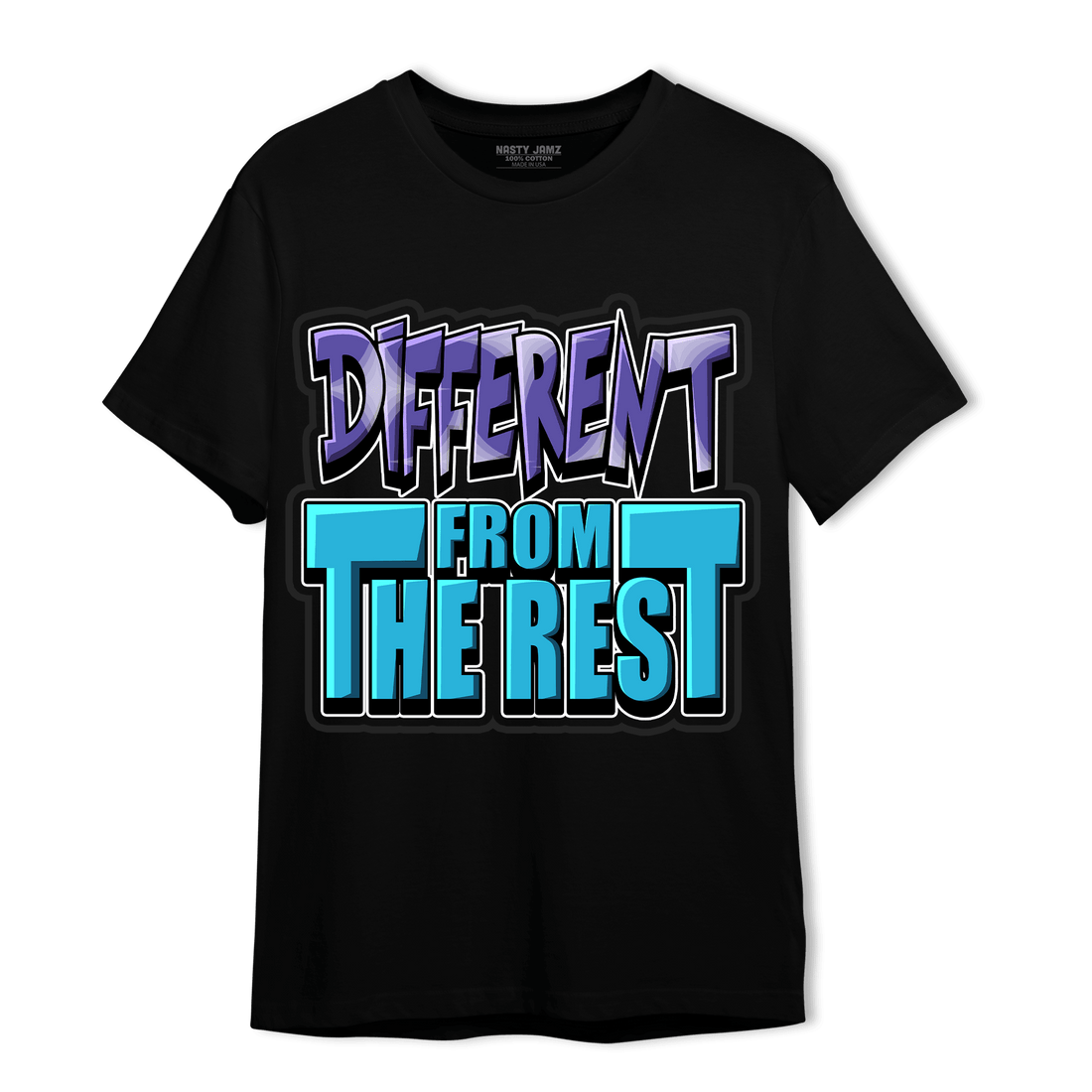 Aqua 6s T Shirt Match Different From The Rest - NastyJamz