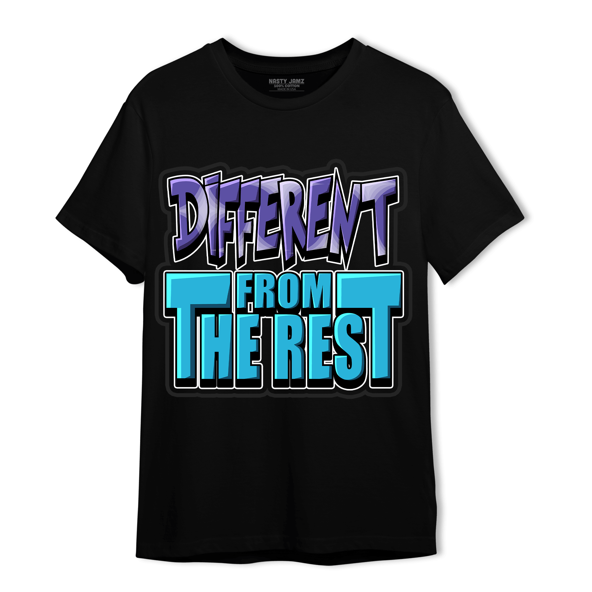 Aqua 6s T Shirt Match Different From The Rest - NastyJamz