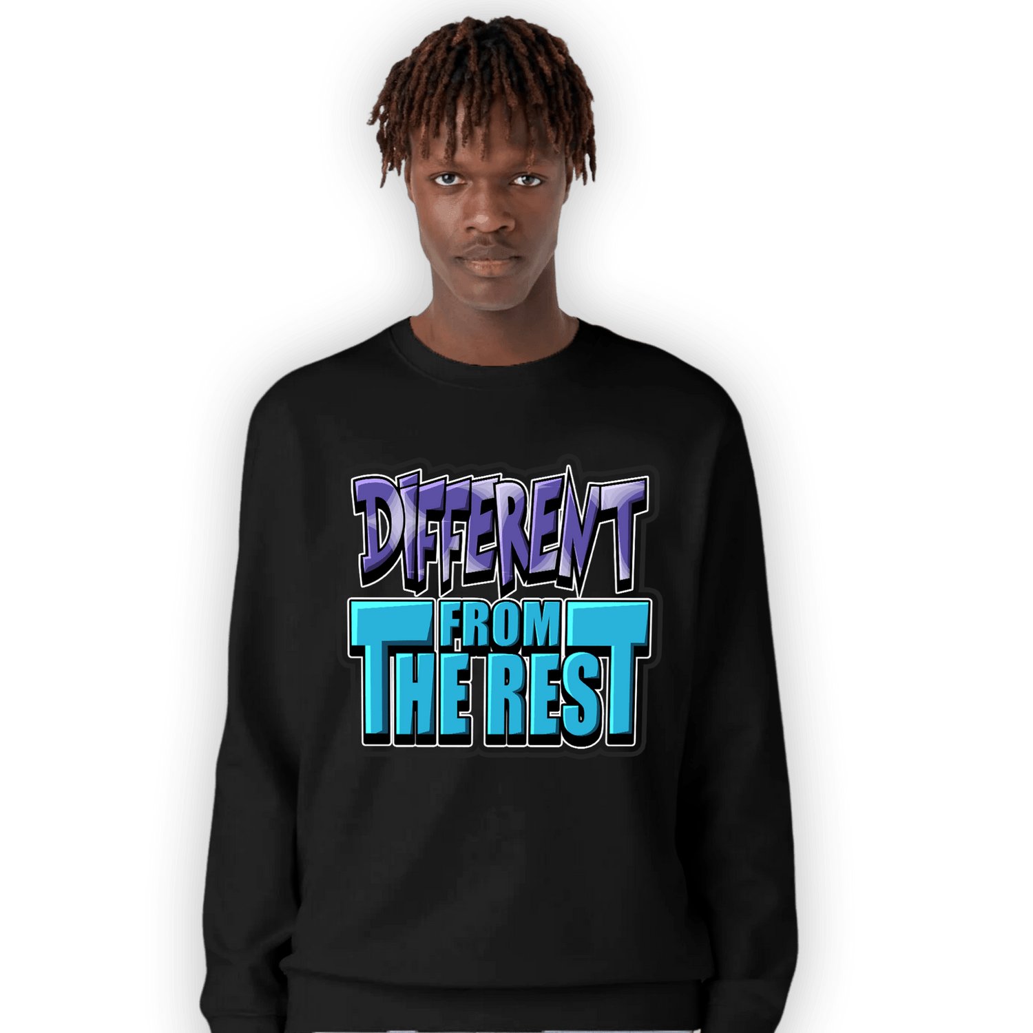 Aqua 6s Sweatshirt Match Different From The Rest - NastyJamz