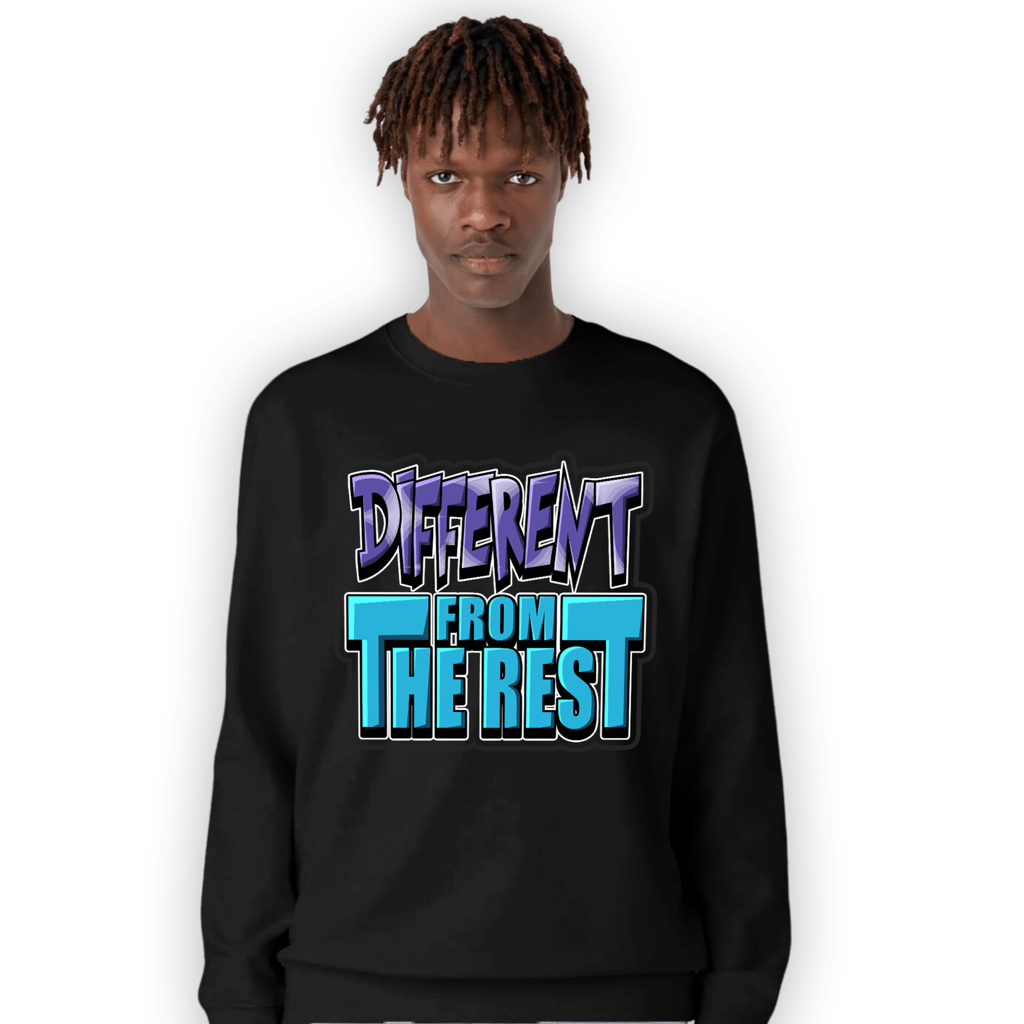 Aqua 6s Sweatshirt Match Different From The Rest - NastyJamz