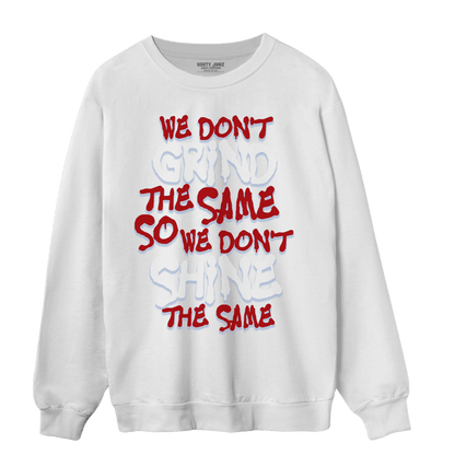 Cherry 11s Sweatshirt Match Dont Shine The Same - NastyJamz
