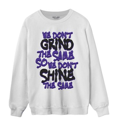 Field Purple 12s Sweatshirt Match Dont Shine The Same - NastyJamz