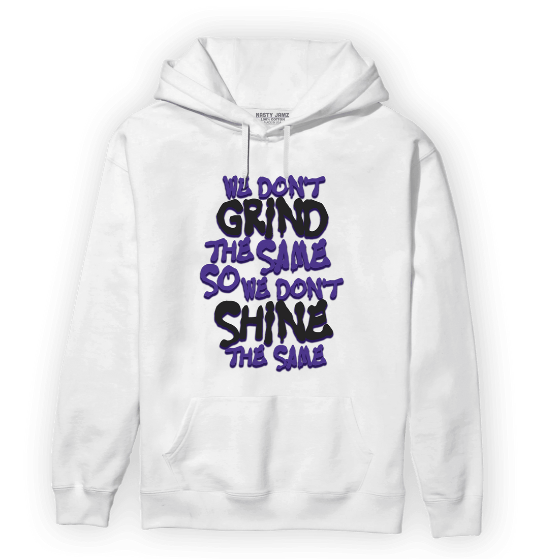 Field Purple 12s Hoodie Match Dont Shine The Same - NastyJamz