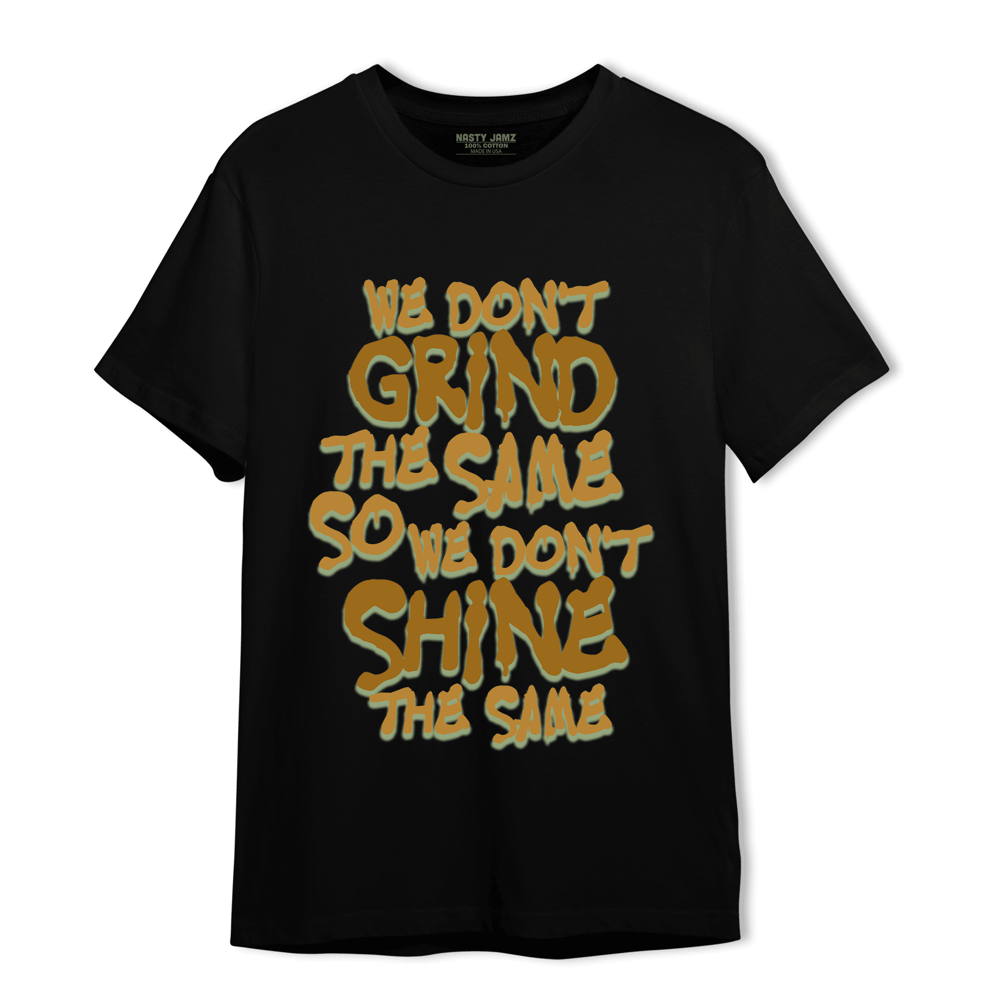 Wheat 13s T Shirt Match Dont Shine The Same - NastyJamz