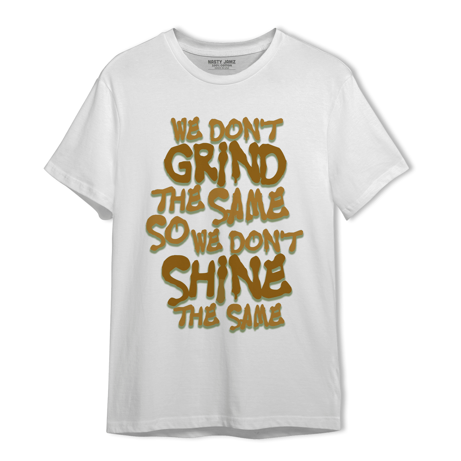 Wheat 13s T Shirt Match Dont Shine The Same - NastyJamz