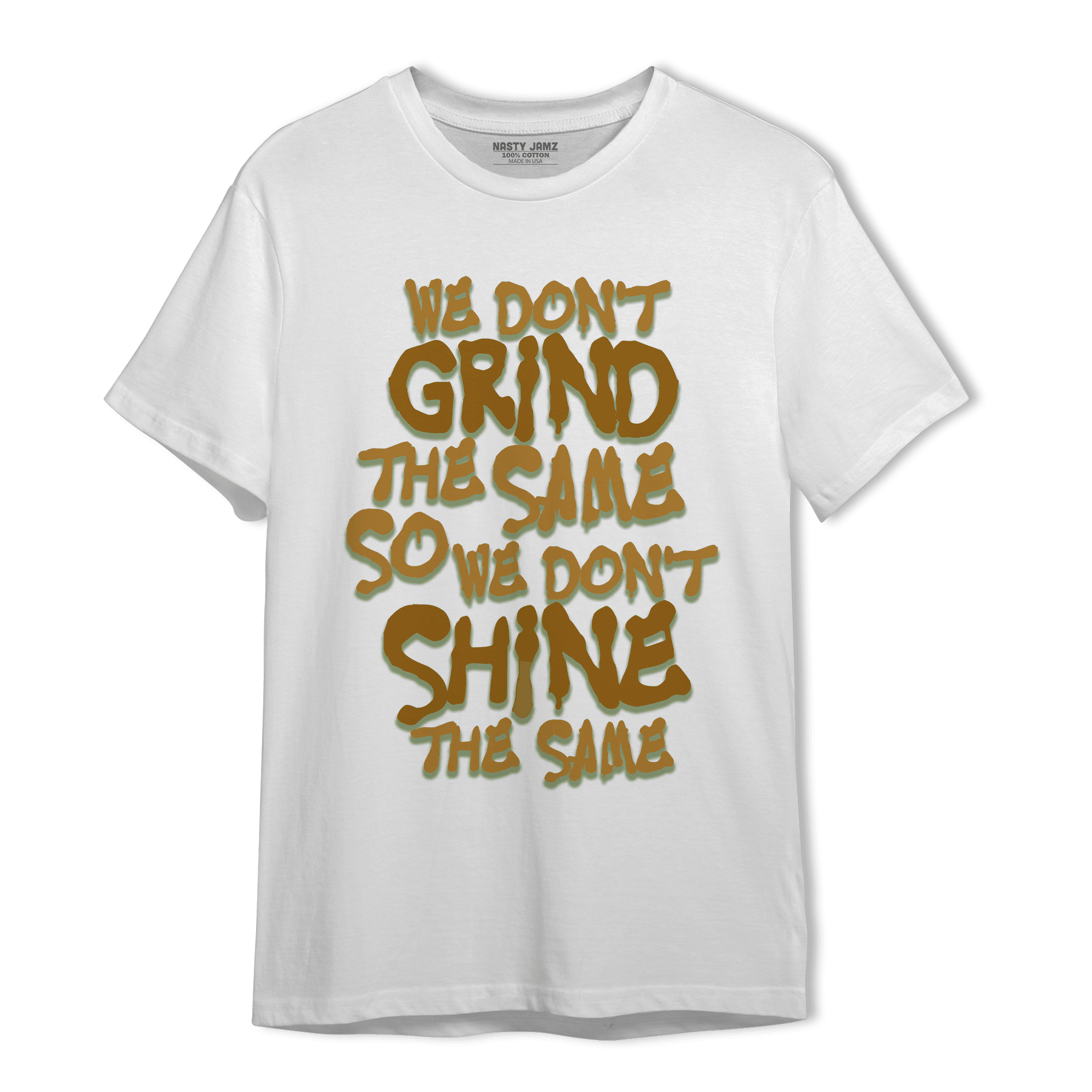 Wheat 13s T Shirt Match Dont Shine The Same - NastyJamz