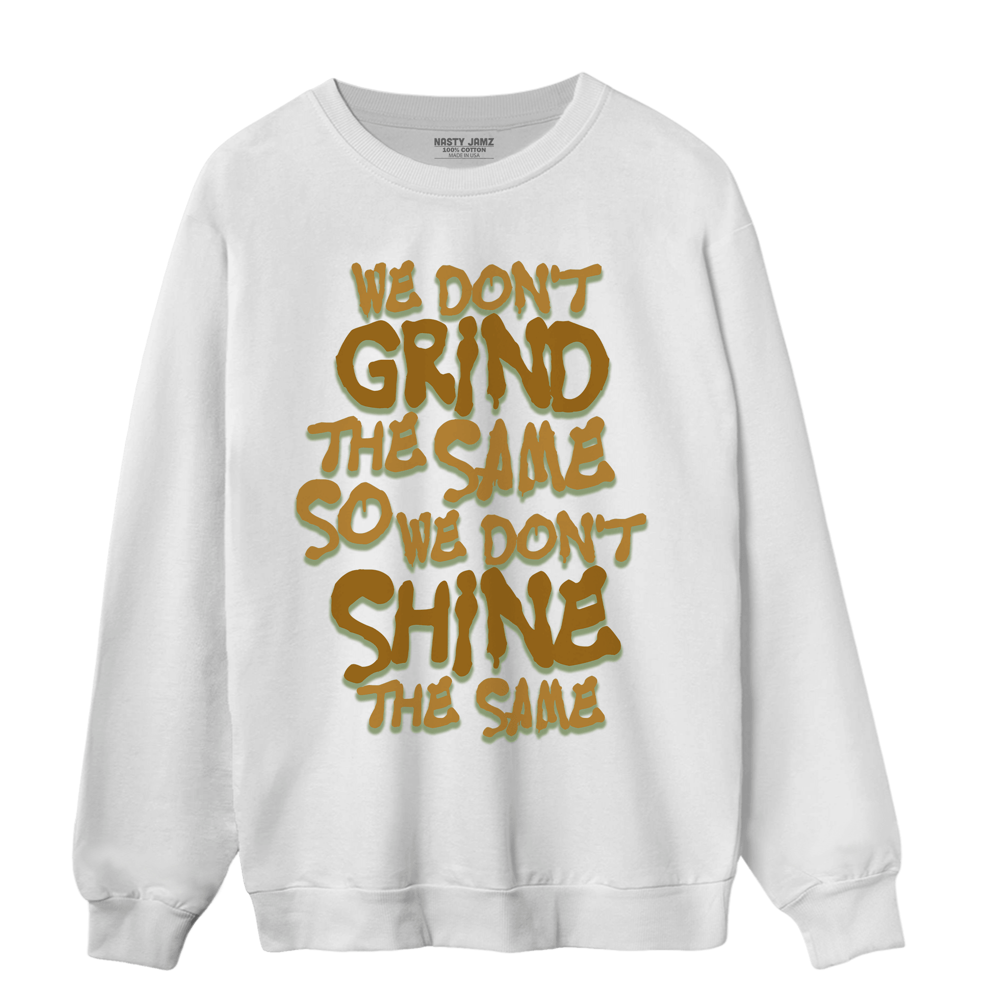 Wheat 13s Sweatshirt Match Dont Shine The Same - NastyJamz