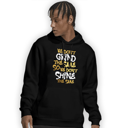 Mid SE Black Gold 1s Hoodie Match Dont Shine The Same - NastyJamz