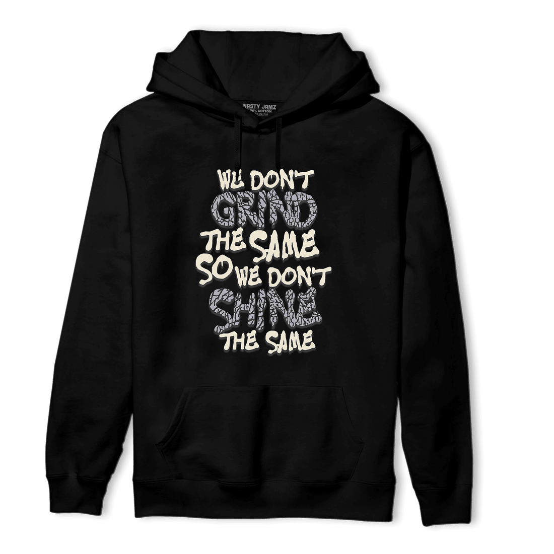 Off Noir 3s Hoodie Match Dont Shine The Same - NastyJamz