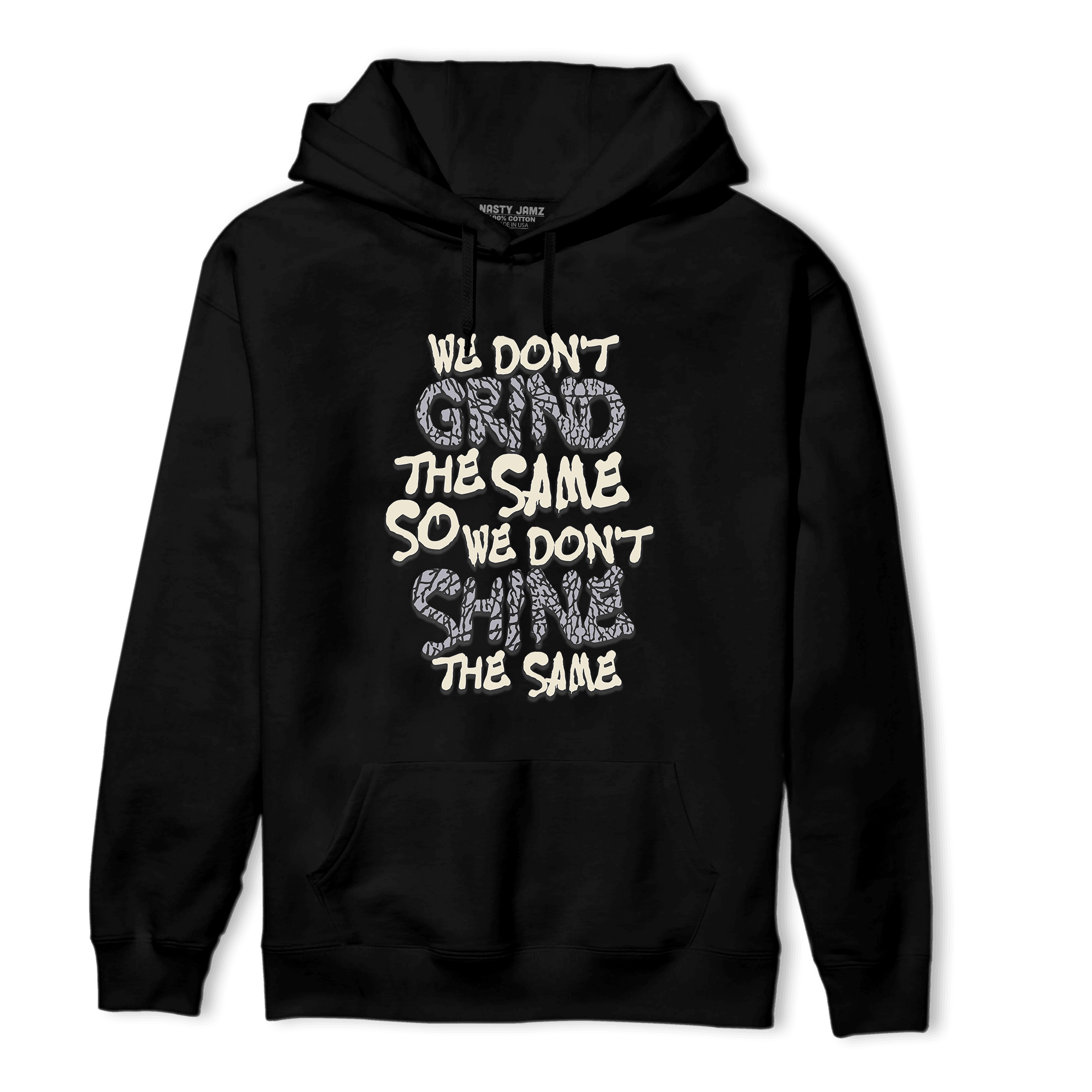 Off Noir 3s Hoodie Match Dont Shine The Same - NastyJamz