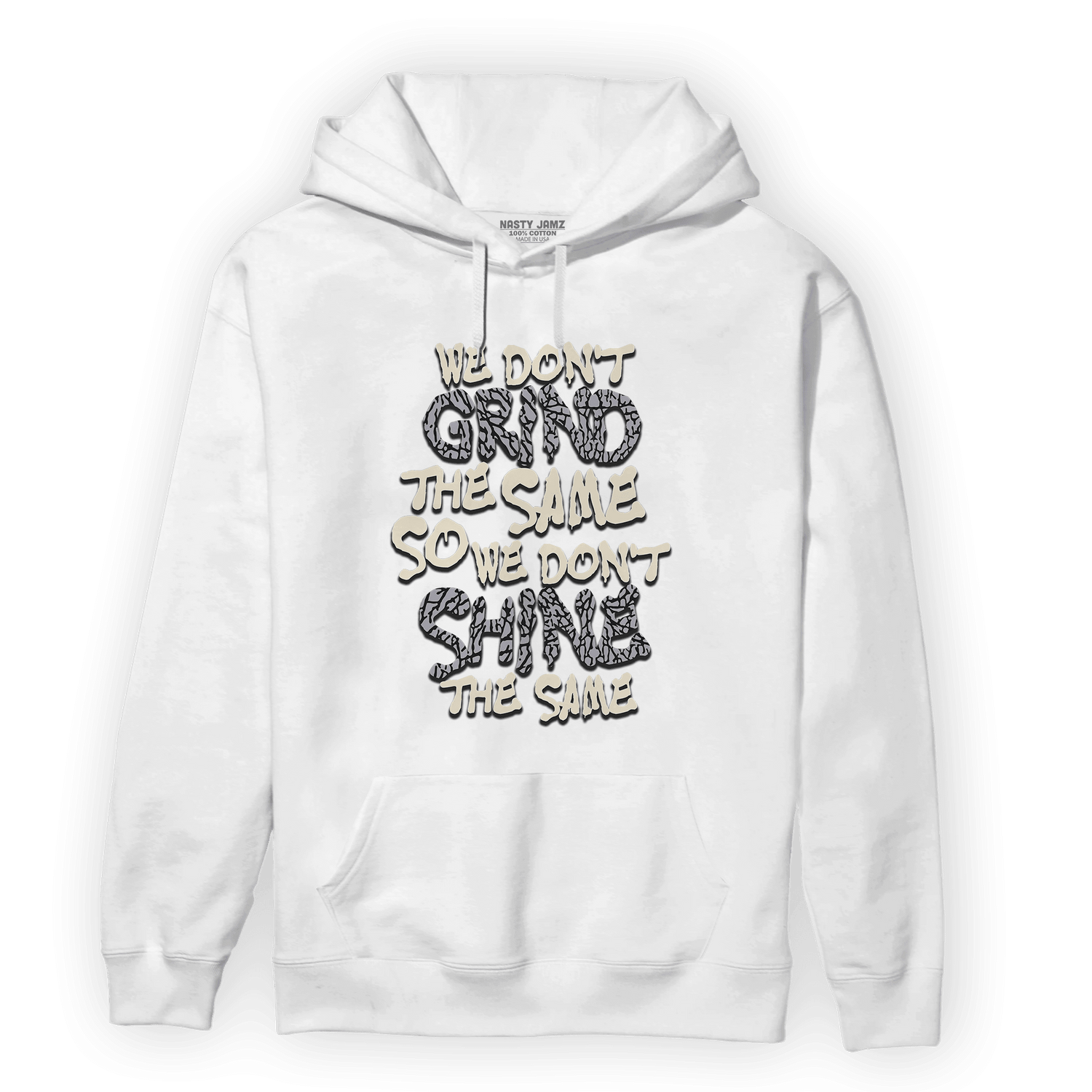 Off Noir 3s Hoodie Match Dont Shine The Same - NastyJamz