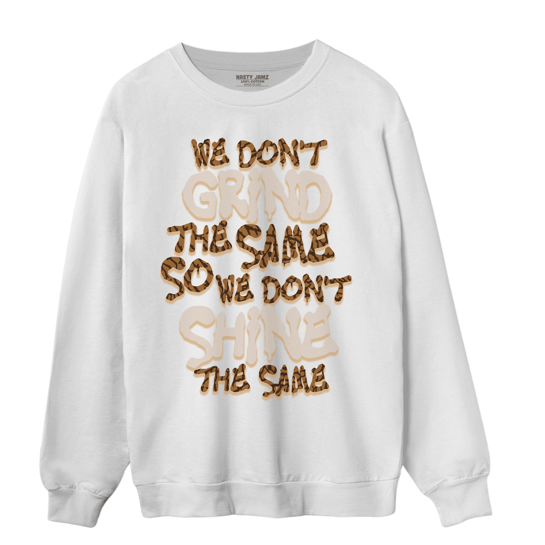 Palomino 3s Sweatshirt Match Dont Shine The Same - NastyJamz