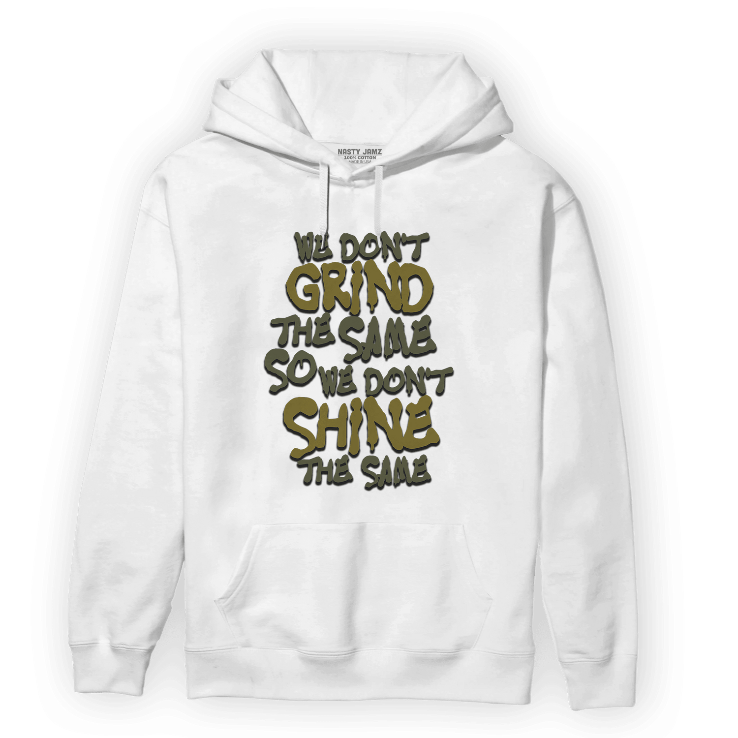 SE Craft Medium Olive 4s Hoodie Match Dont Shine The Same - NastyJamz