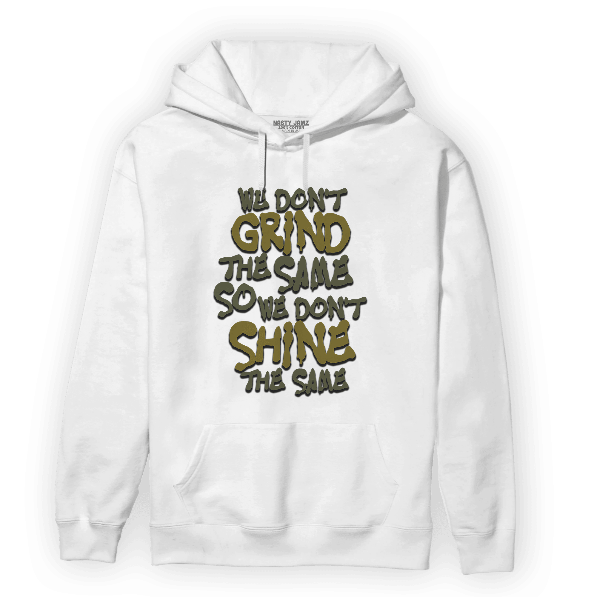 SE Craft Medium Olive 4s Hoodie Match Dont Shine The Same - NastyJamz