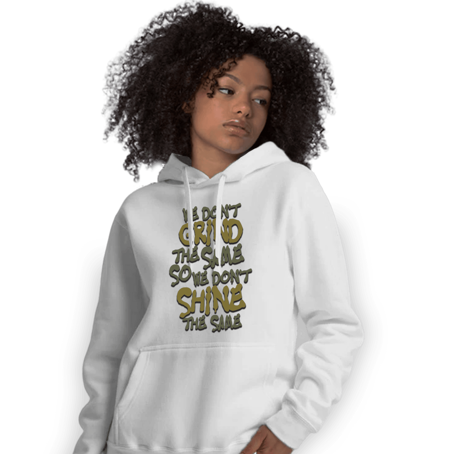 SE Craft Medium Olive 4s Hoodie Match Dont Shine The Same - NastyJamz