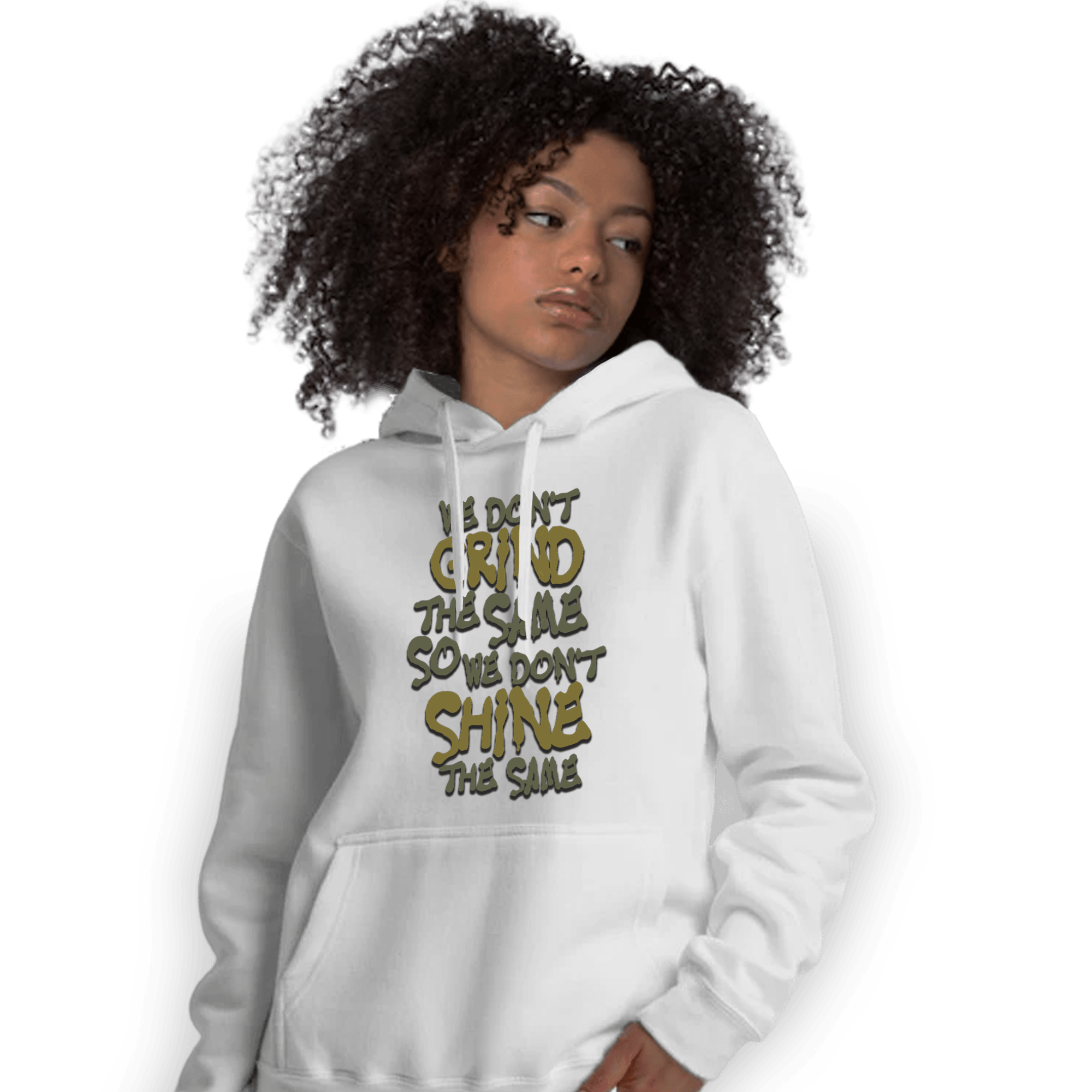 SE Craft Medium Olive 4s Hoodie Match Dont Shine The Same - NastyJamz