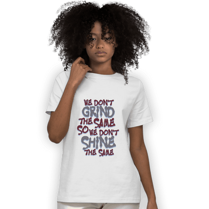 Burgundy 5s T Shirt Match Dont Shine The Same - NastyJamz