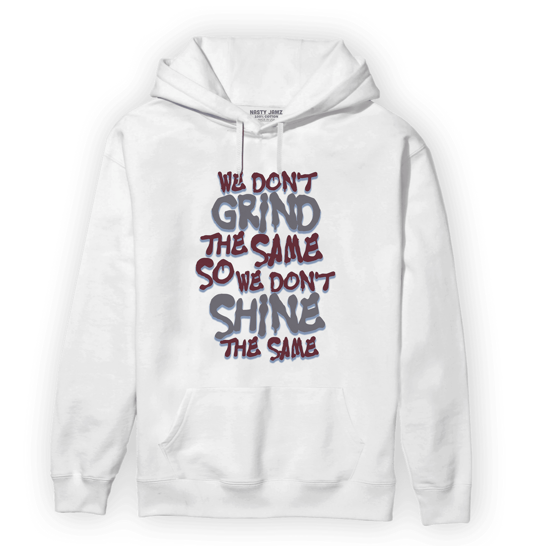 Burgundy 5s Hoodie Match Dont Shine The Same - NastyJamz