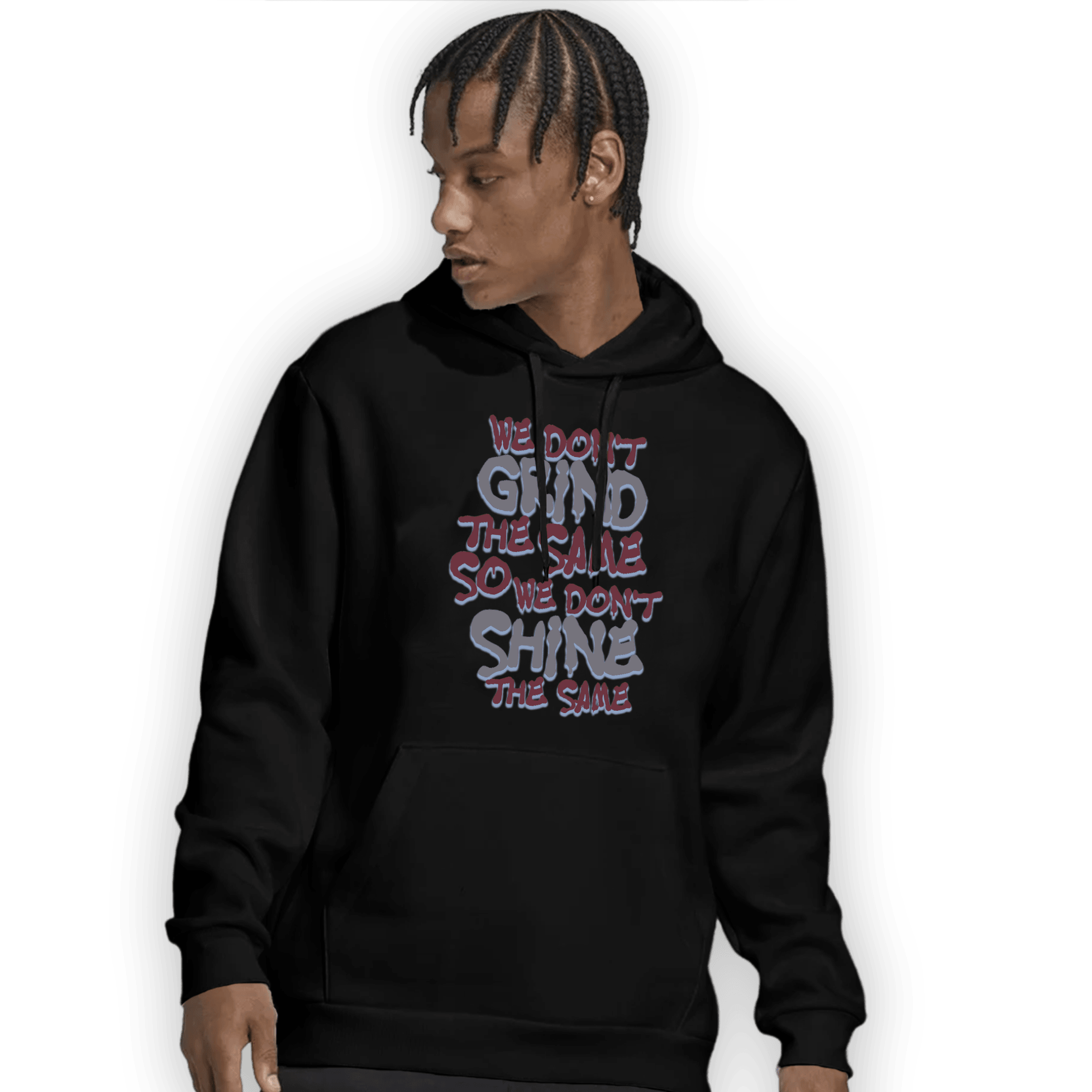 Burgundy 5s Hoodie Match Dont Shine The Same - NastyJamz