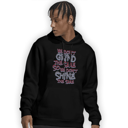 Burgundy 5s Hoodie Match Dont Shine The Same - NastyJamz