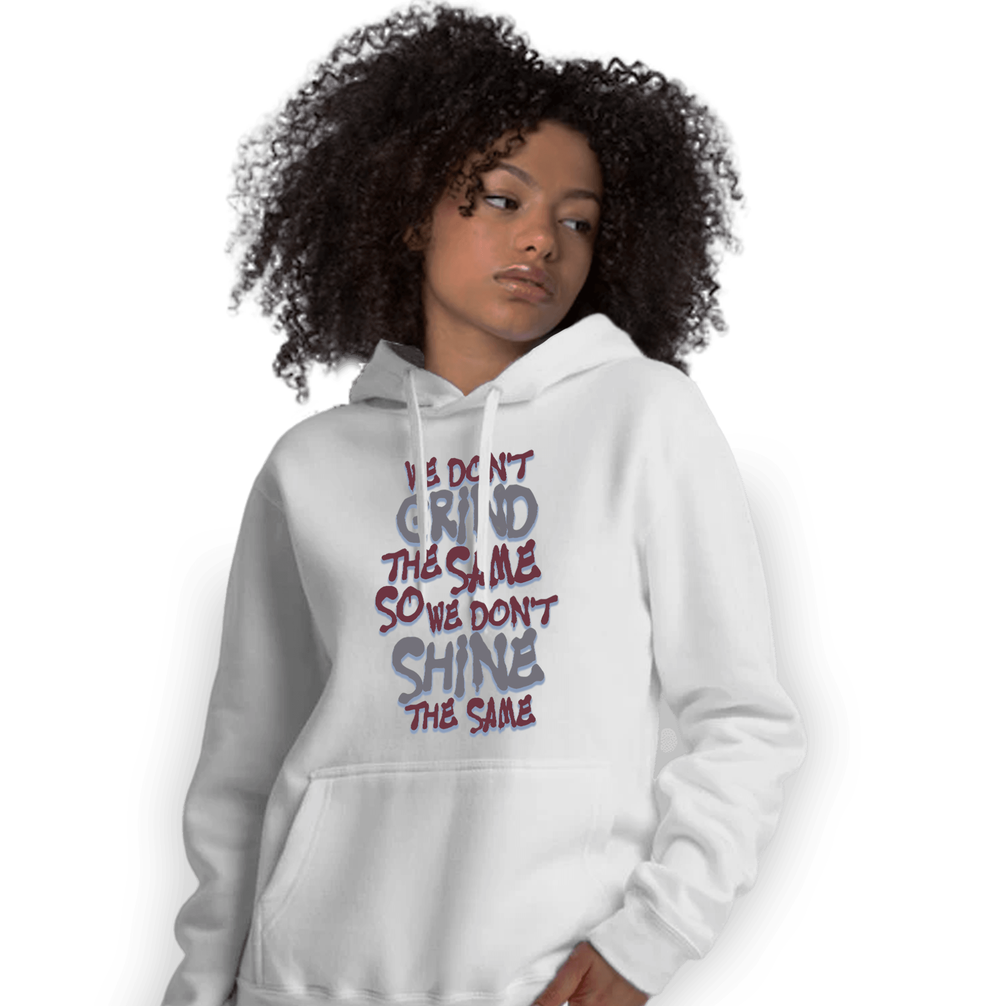 Burgundy 5s Hoodie Match Dont Shine The Same - NastyJamz