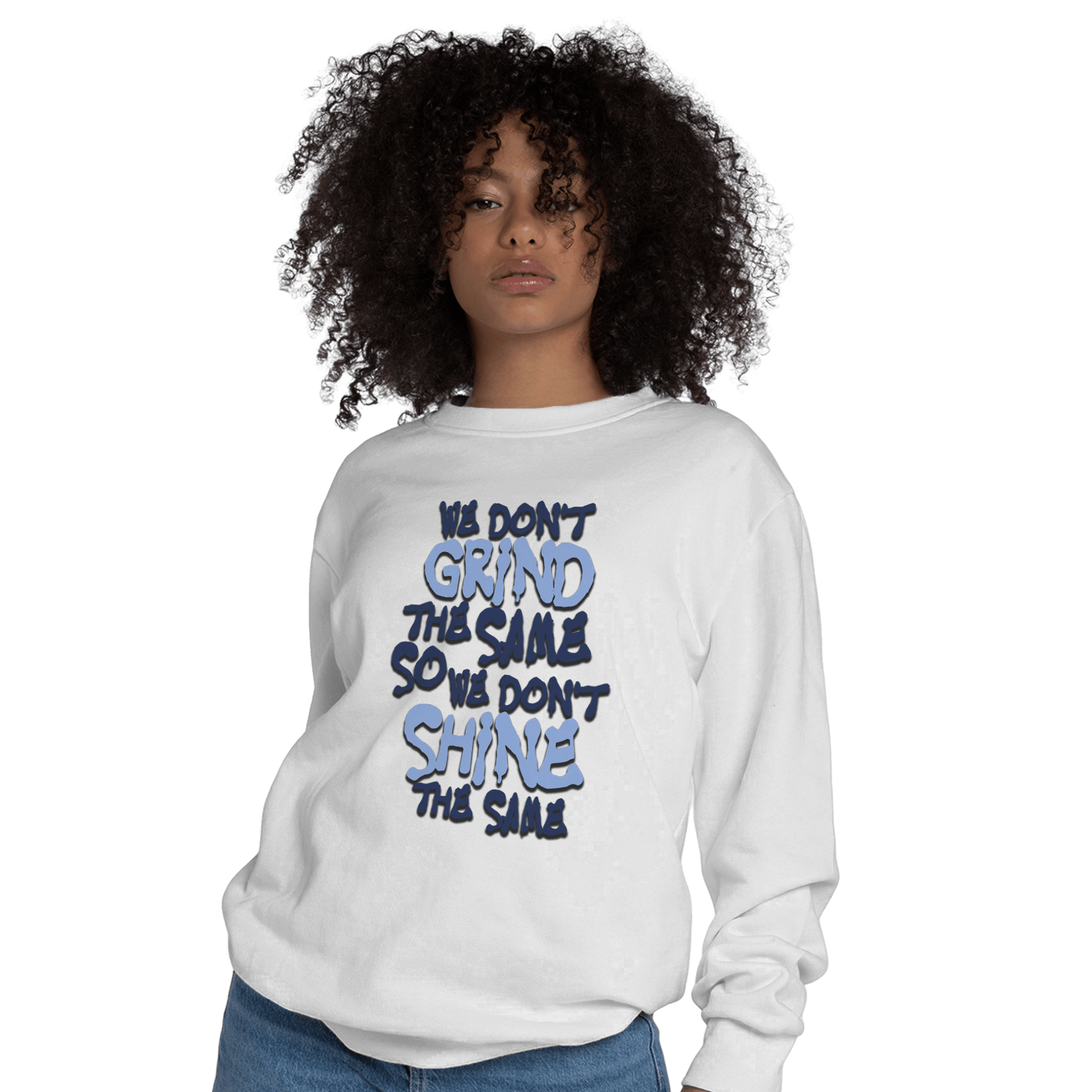 Midnight Navy 5s Sweatshirt Match Dont Shine The Same - NastyJamz
