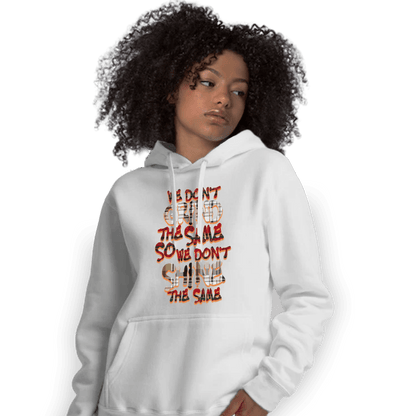 Plaid 5s Hoodie Match Dont Shine The Same - NastyJamz