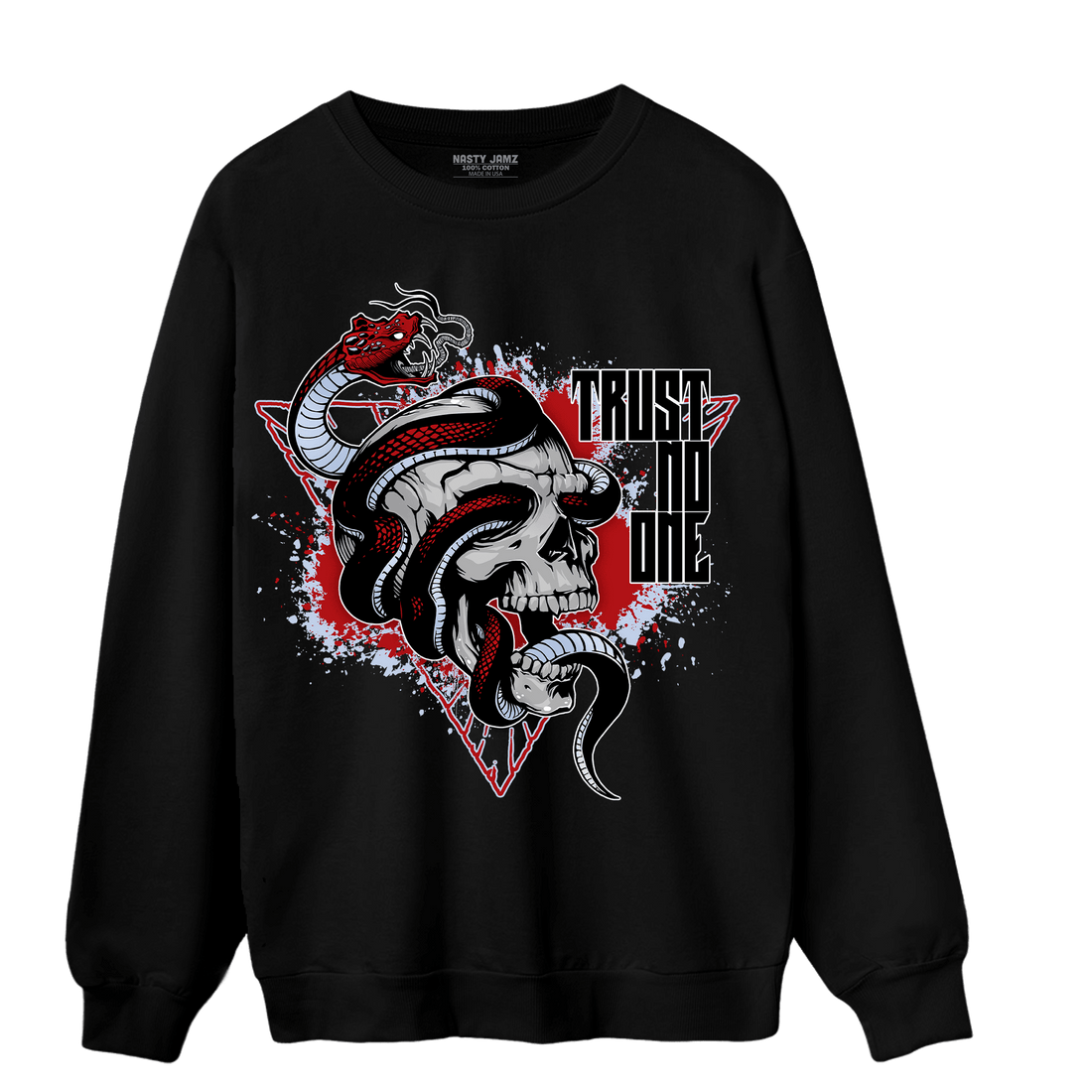 Cherry 11s Sweatshirt Match Dont Trust Any - NastyJamz
